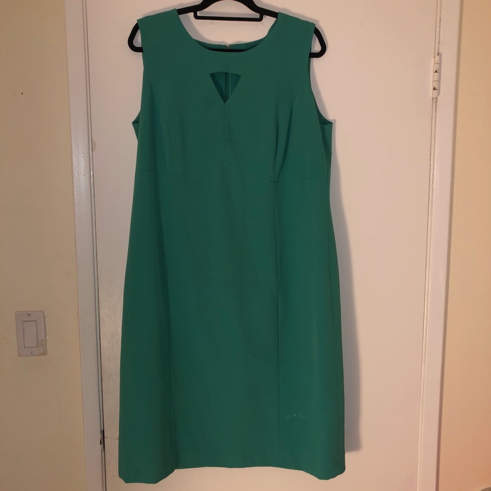 Turquoise Kasper Dress
